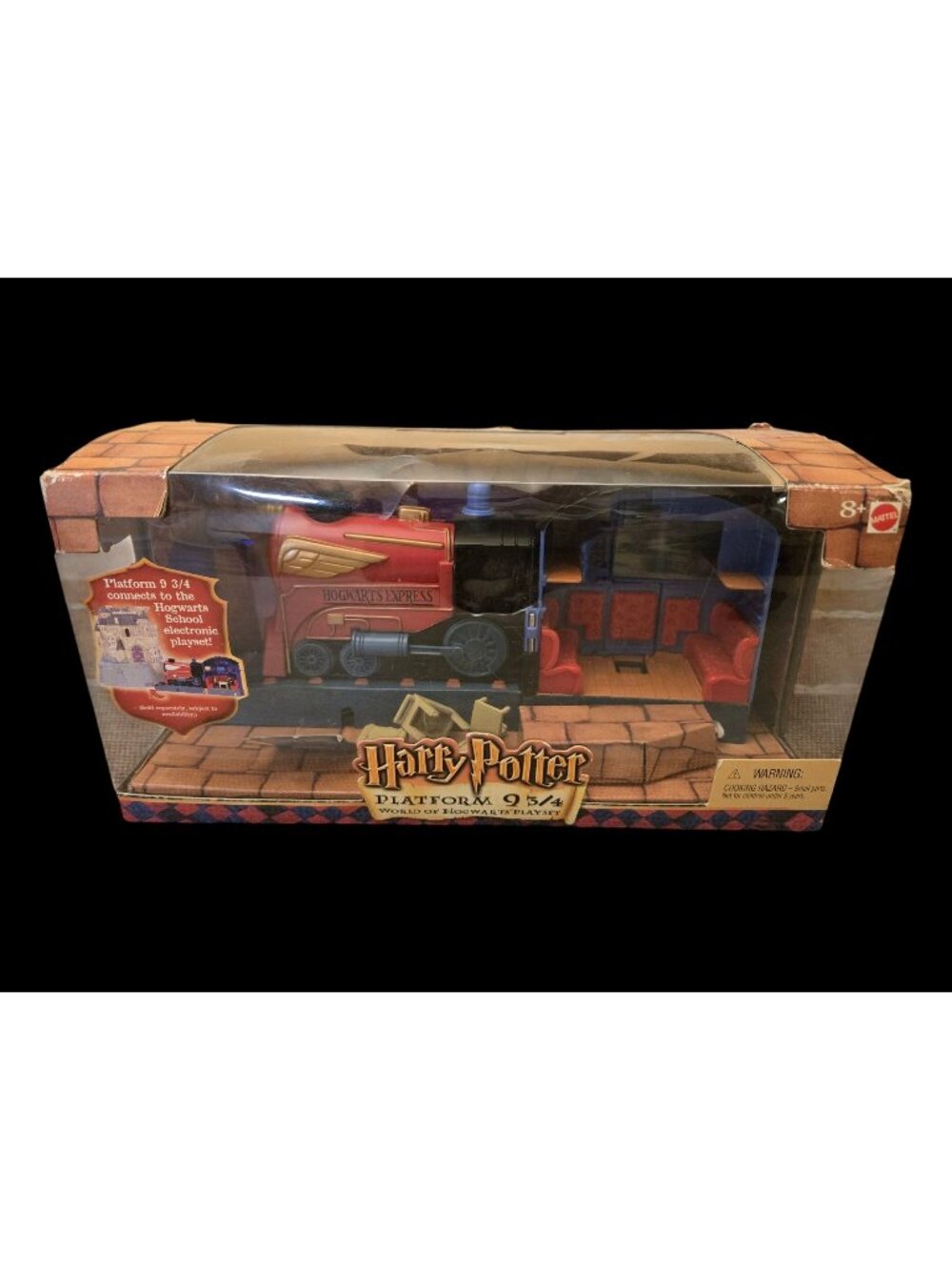 Harry Potter Platform 9 3/4 Hogwarts Express Train Playset By Mattel 2001
